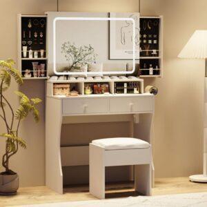 bàn trang điểm MDF bền không