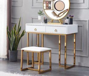 bàn trang điểm chân sắt nhỏ