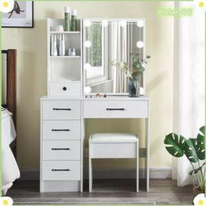 bàn trang điểm chống bụi