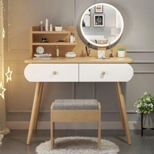 bàn trang điểm có đèn led