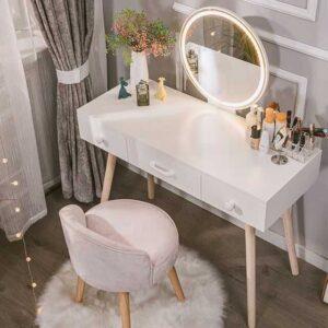 bàn trang điểm có đèn led