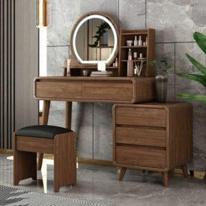 bàn trang điểm gỗ công nghiệp