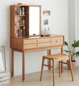 bàn trang điểm gỗ tự nhiên