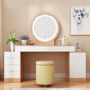 bàn trang điểm gương đèn LED