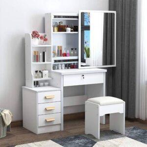 vệ sinh bàn trang điểm trang điểm hàng ngày