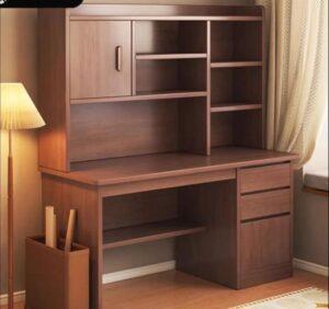 Bàn trang điểm gỗ nguyên tấm Nhật Bản: Tối giản mà tinh tế 2025 bàn trang điểm gỗ nguyên tấm Nhật Bản