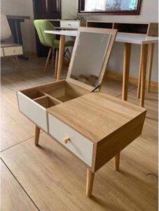 Bàn trang điểm gỗ nguyên tấm giá bao nhiêu? Có đáng để đầu tư năm 2025? bàn trang điểm gỗ nguyên tấm giá bao nhiêu