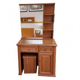 Bàn trang điểm gỗ tự nhiên cao cấp – Tinh tế trong từng đường nét 2025 bàn trang điểm gỗ tự nhiên cao cấp