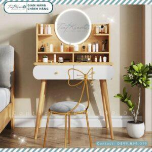 bàn trang điểm gỗ tự nhiên nhập khẩu