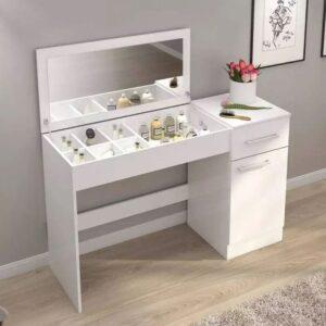 bàn trang điểm gương gập mini