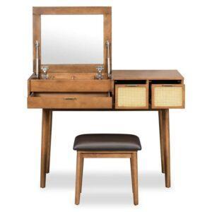 bàn trang điểm handmade từ gỗ pallet