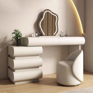 bàn trang điểm mặt đá marble nhỏ gọn