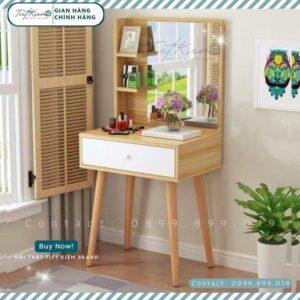 bàn trang điểm tháo lắp tiết kiệm diện tích