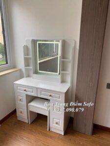 thiết kế bàn trang điểm nguyên khối