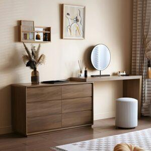 ưu điểm bàn trang điểm gỗ nguyên tấm