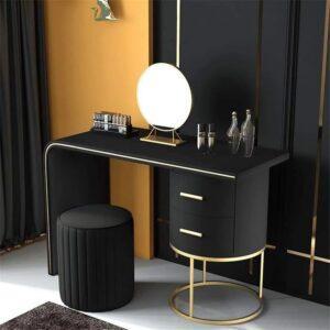 Bàn trang điểm cổ điển đèn