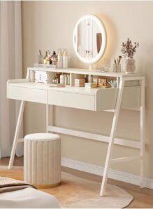 Bàn trang điểm gỗ MDF có gương