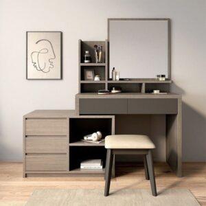 Bàn trang điểm gỗ MDF có ngăn kéo