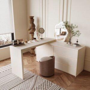 Bàn trang điểm gỗ MDF đẹp