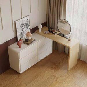 Bàn trang điểm gỗ MDF đẹp