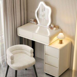 Bàn trang điểm gỗ MDF đơn giản
