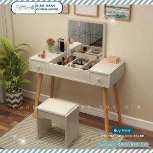 Bàn trang điểm gỗ MDF hiện đại