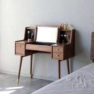 Bàn trang điểm gỗ MDF kiểu Hàn Quốc