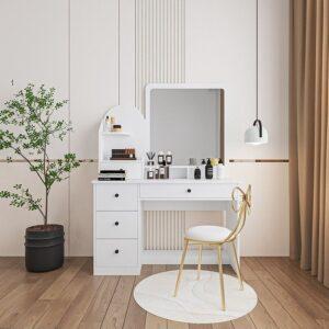 Bàn trang điểm gỗ MDF mini