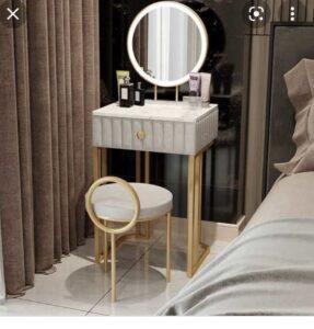 Bàn trang điểm gỗ MDF tân cổ điển
