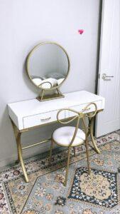Bàn trang điểm gỗ MDF tân cổ điển