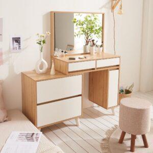 Bàn trang điểm gỗ pallet DIY