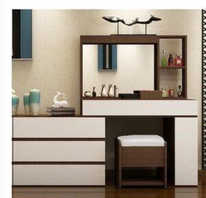 Bàn trang điểm gỗ pallet DIY