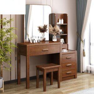 Bàn trang điểm gỗ pallet nhỏ gọn