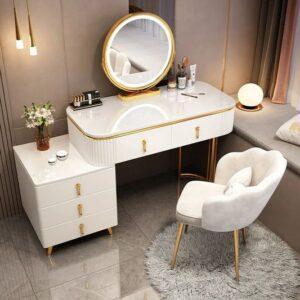 Bàn trang điểm gỗ pallet vintage