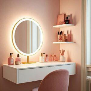 bàn makeup mini