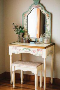 Bàn trang điểm Boho handmade – Tạo điểm nhấn cá tính 2025 bàn trang điểm Boho handmade