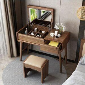 Bàn Trang Điểm Gỗ Gương Gập – Sự Lựa Chọn Linh Hoạt Cho Mọi Không Gian 2025 bàn trang điểm gỗ gương gập