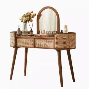 Bàn Trang Điểm Gỗ Tự Nhiên – Mộc Mạc Và Thanh Lịch 2025 bàn trang điểm gỗ tự nhiên