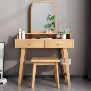bàn trang điểm gỗ tự nhiên