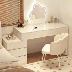 Bàn Trang Điểm Gương Gập Hàn Quốc – Nét Tối Giản Đầy Tinh Tế Cho Góc Làm Đẹp 2025 bàn trang điểm gương gập Hàn Quốc