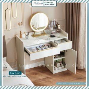 Bàn Trang Điểm Gương Gập Giá Rẻ – Vẻ Ngoài “ChanH Xịn” Với Giá Chỉ 499K bàn trang điểm gương gập giá rẻ