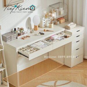 bàn trang điểm kết hợp kệ sách
