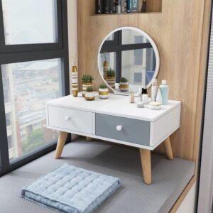 Bàn trang điểm mini – Giải pháp thông minh cho căn phòng nhỏ vẫn xinh 2025 bàn trang điểm mini