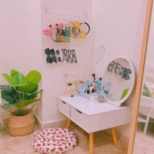 bàn trang điểm nhỏ gọn cho phòng trọ