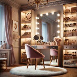 Bàn trang điểm vintage – Sự hồi sinh của phong cách hoài cổ 2025 bàn trang điểm vintage