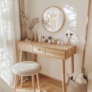 Bàn makeup Boho