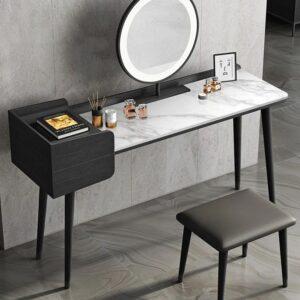 Bàn makeup đá marble