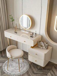 Bàn marble chân inox