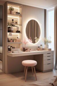 Bàn trang điểm LED cảm ứng