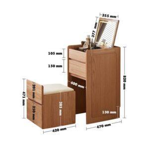 combo bàn trang điểm mini